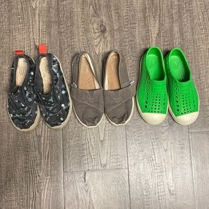 Size 10 Toms & Native Shoe bundle